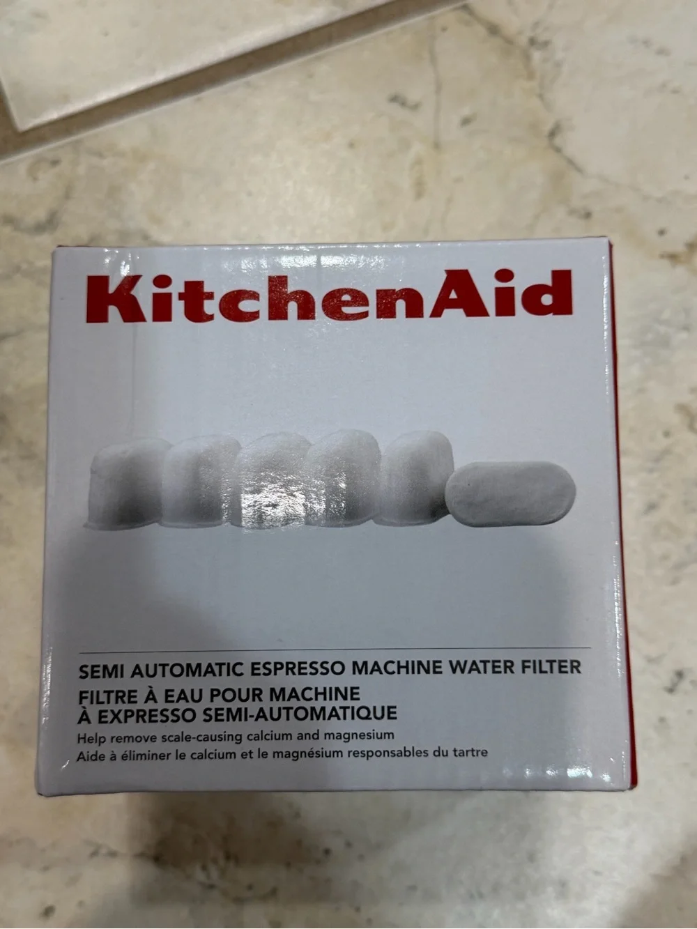 KitchenAid semi automatic espresso machine water filter pack. NWT